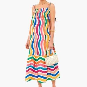 Farm Rio Dancing Stripe Dress